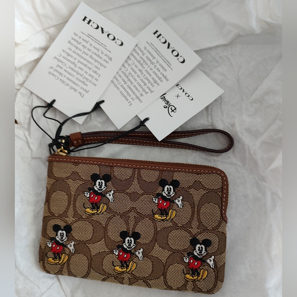 Never Used- Disney Coach Wristlet